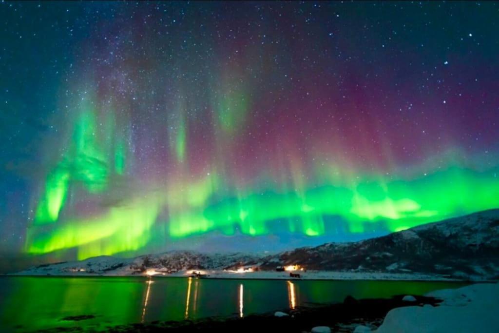 In The Heart Of The Aurora Borealis - Tromso City Exterior photo